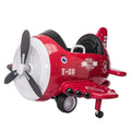 TOBBI 12V Electric Kids Ride-On Toy Airplane